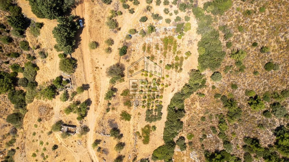 Datça Hızırşah'ta Satılık Deniz Manzaralı 1.051 m2 Tarla