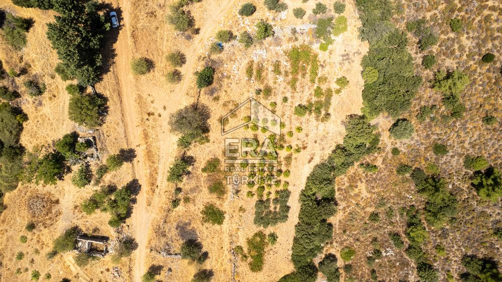 Datça Hızırşah'ta Satılık Deniz Manzaralı 1.051 m2 Tarla