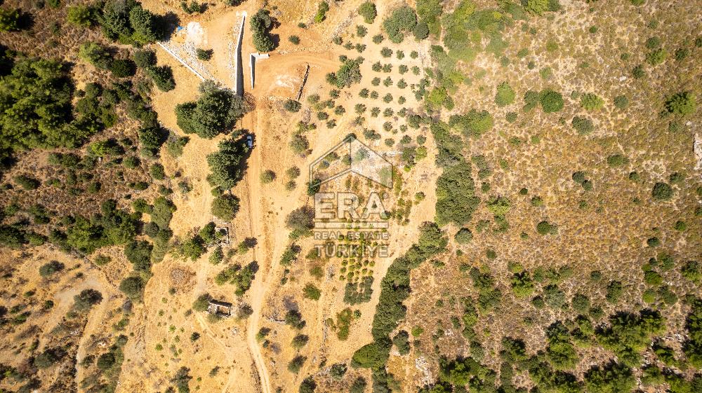 Datça Hızırşah'ta Satılık Deniz Manzaralı 1.051 m2 Tarla