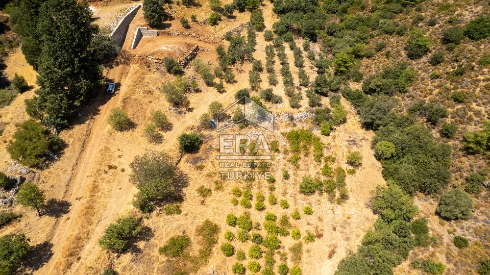 Datça Hızırşah'ta Satılık Deniz Manzaralı 1.051 m2 Tarla