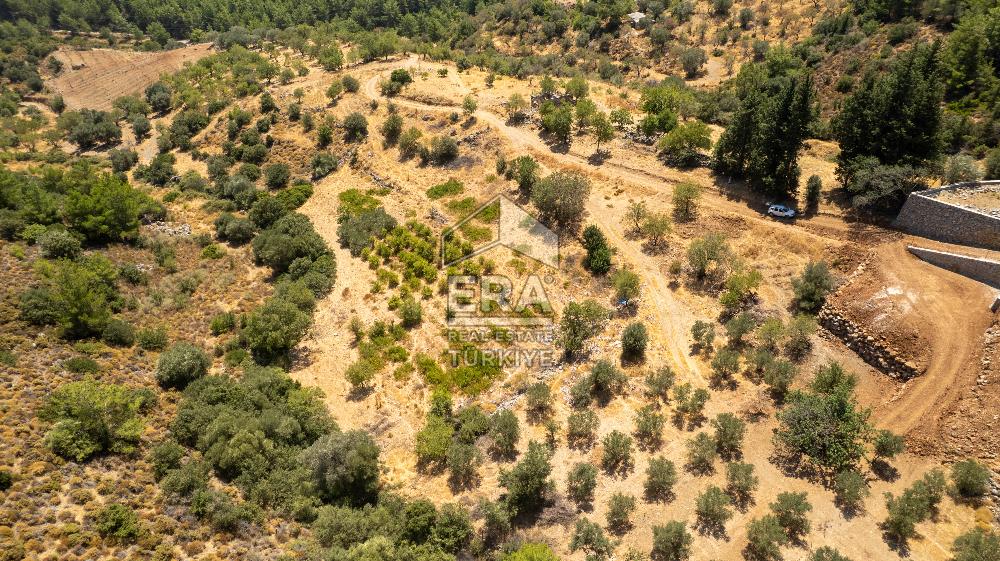 Datça Hızırşah'ta Satılık Deniz Manzaralı 1.051 m2 Tarla