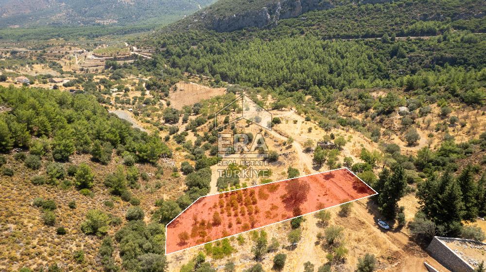 Datça Hızırşah'ta Satılık Deniz Manzaralı 1.051 m2 Tarla