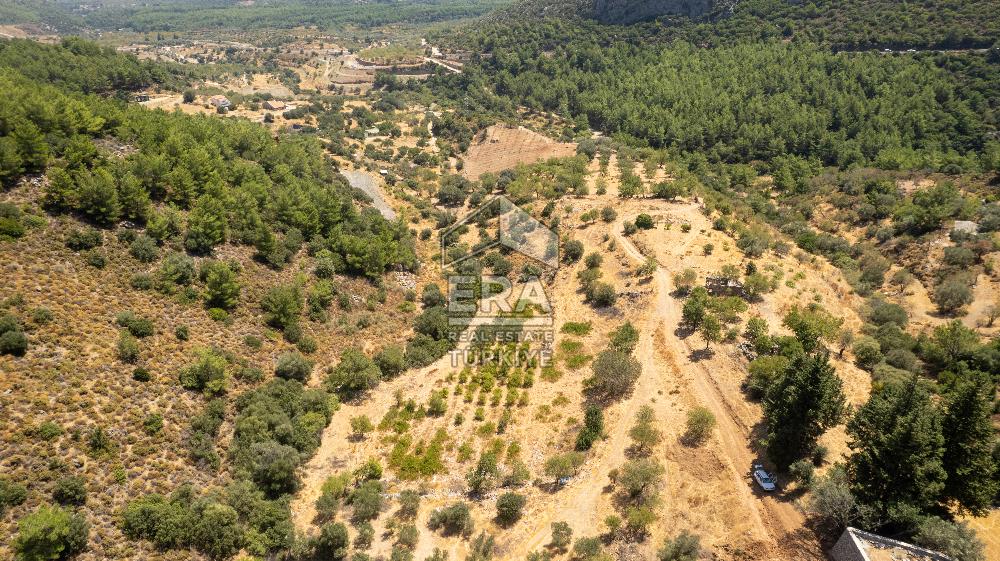 Datça Hızırşah'ta Satılık Deniz Manzaralı 1.051 m2 Tarla