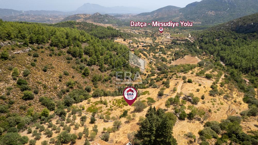 Datça Hızırşah'ta Satılık Deniz Manzaralı 1.051 m2 Tarla