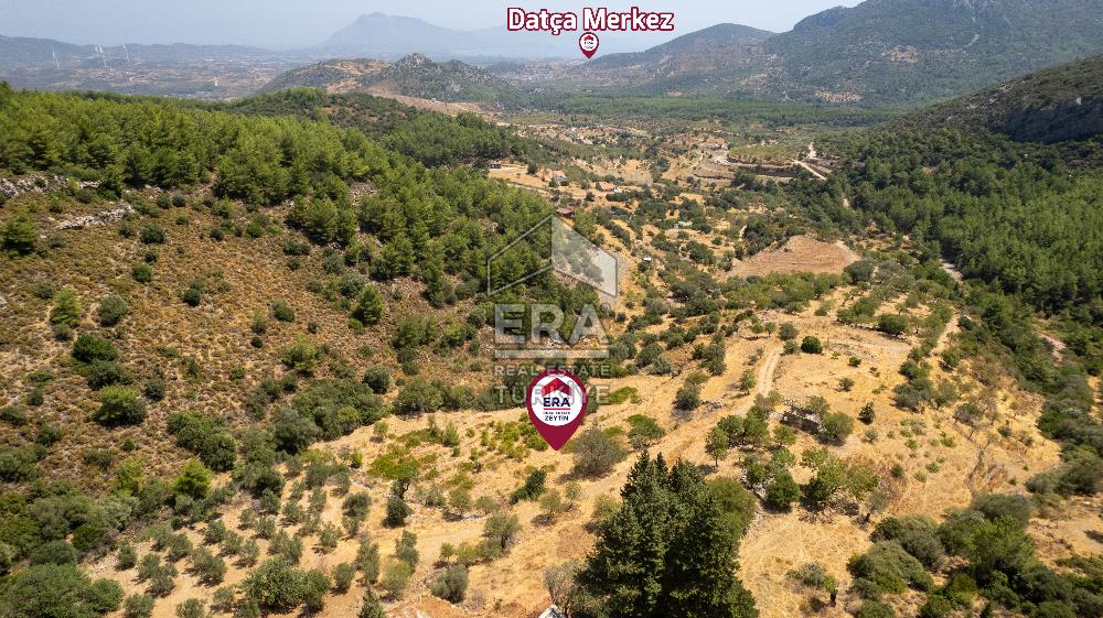 Datça Hızırşah'ta Satılık Deniz Manzaralı 1.051 m2 Tarla