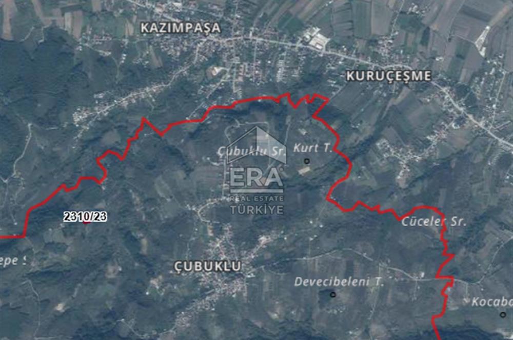ERA KARAT, SERDİVAN KAZIMPAŞA AYAKALTI MANZARLI 1396 m² TARLA