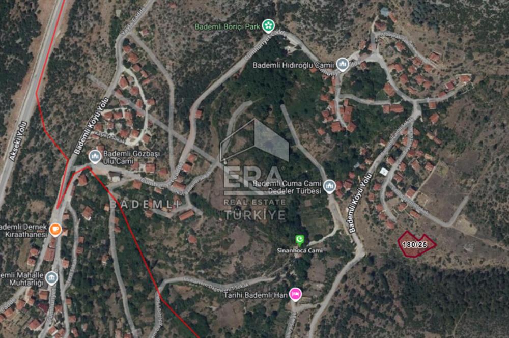 ANTALYA AKSEKİ BADEMLİ (FATİH) MAHALLESİ SATILIK ARSA