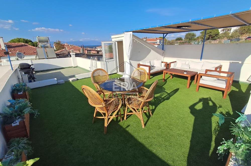 ERA Angel 'dan Cunda 'da Kiralık Müstakil Deniz Manzaralı Eşyalı Rum Evi