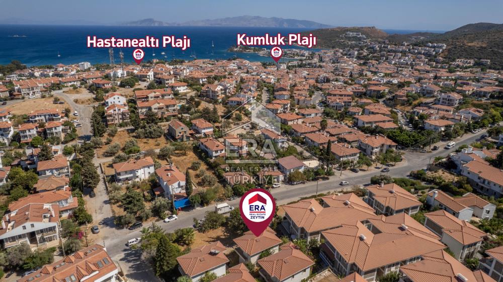Datça Merkezde Satılık Deniz Gören 3.5+1Tripleks 180m2 Müstakil Ev