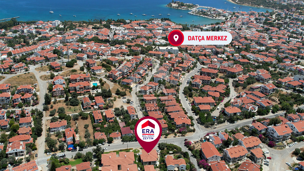 Datça Merkezde Satılık Deniz Gören 3+1Tripleks 100m2 Müstakil Ev