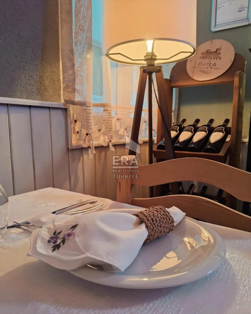 Datça Merkezde İşletmeye Hazır Devren Kiralık Restoran Meyhane