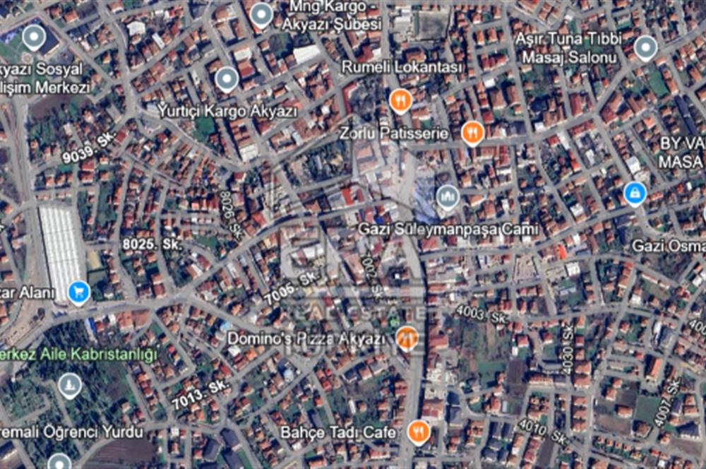 ERA KARAT AKYAZI CUMHURİYET Mah.180 M2 SATILIK TİCARİ-KONUT ARSA