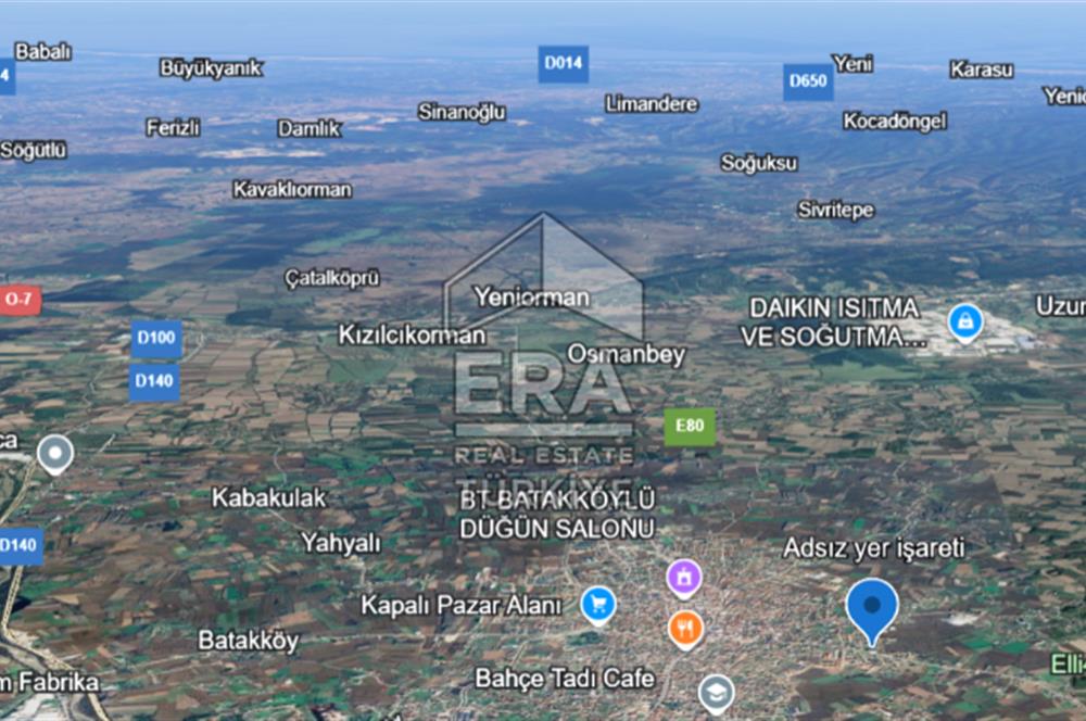 ERA KARAT AKYAZI CUMHURİYET Mah.180 M2 SATILIK TİCARİ-KONUT ARSA