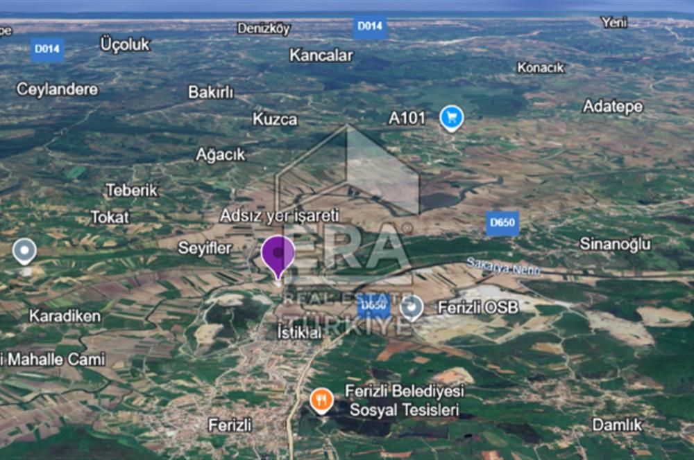 ERA KARAT FERİZLİ SEYİFLERDE SATILIK 3653 M2 TARLA