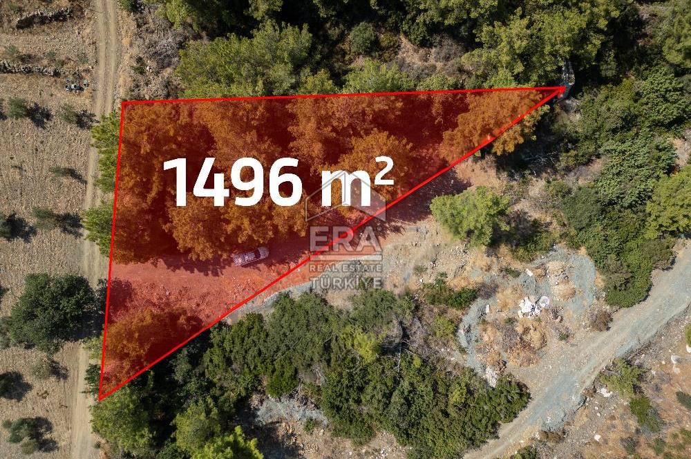 Datça Mesudiye Kızılbük koyunda 1.496,48m2 Tarla