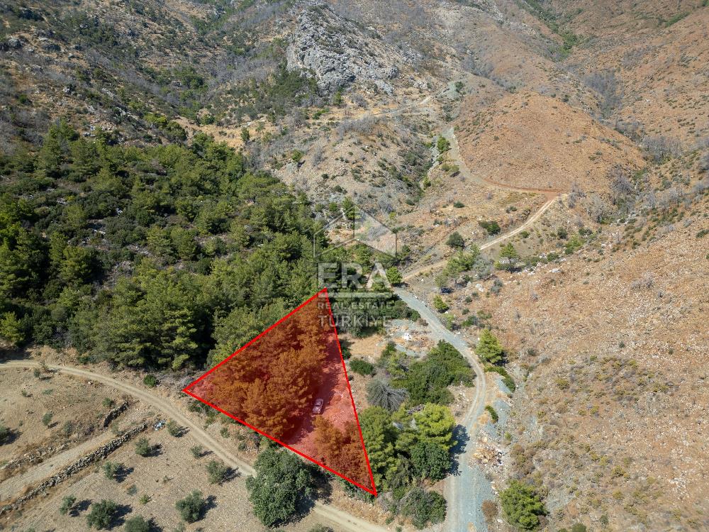 Datça Mesudiye Kızılbük koyunda 1.496,48m2 Tarla