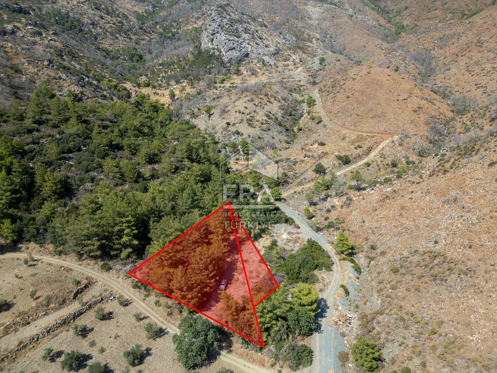Datça Mesudiye Kızılbük koyunda 1.496,48m2 Tarla
