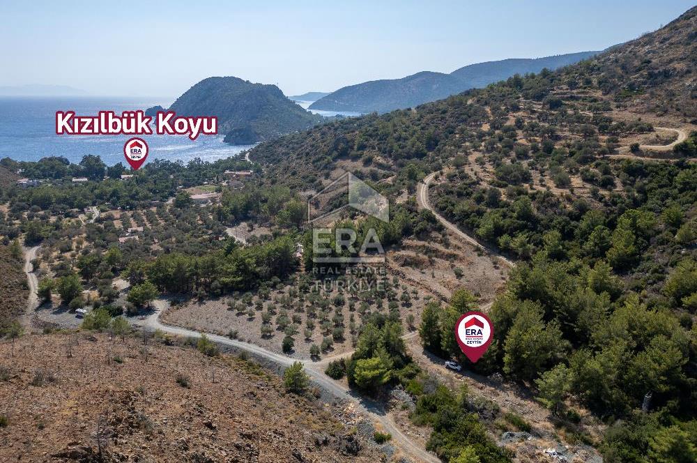 Datça Mesudiye Kızılbük koyunda 1.496,48m2 Tarla