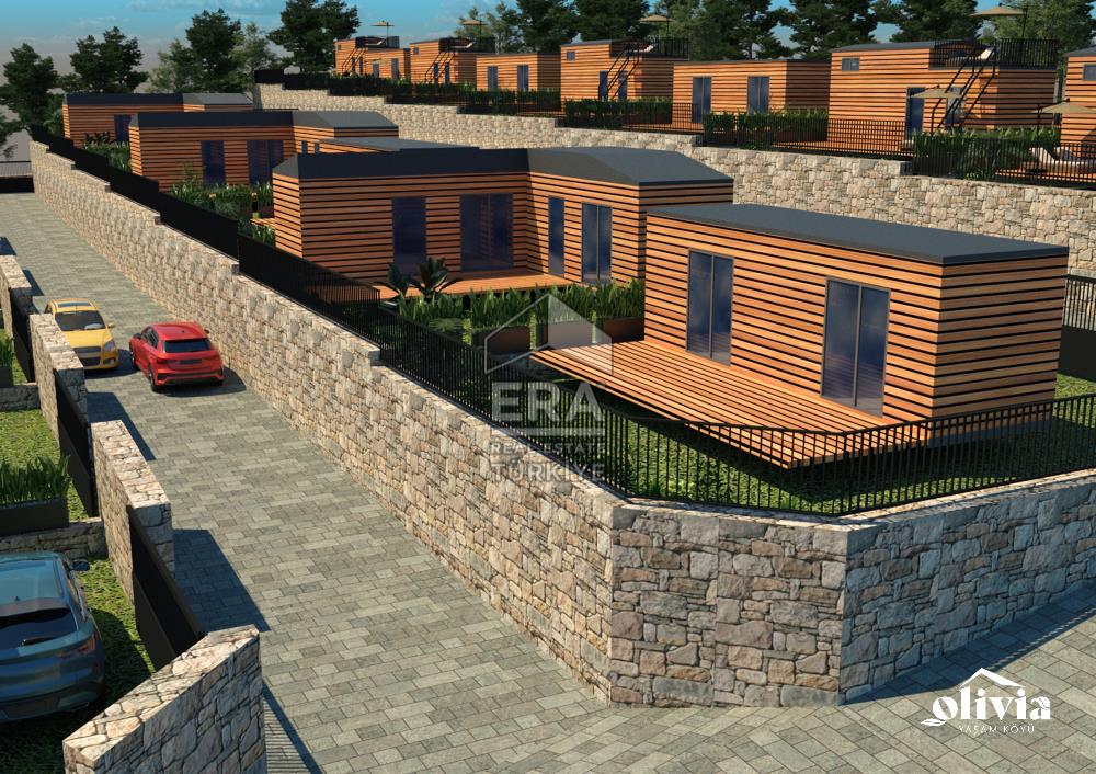 Datça Mesudiye'de Deniz Manzaralı Satılık 180 m2 Parsellenmiş Arazi