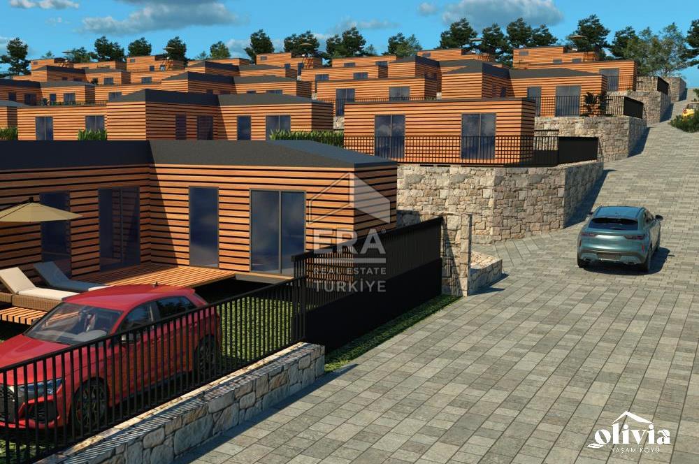 Datça Mesudiye'de Deniz Manzaralı Satılık 180 m2 Yaşam Alanı