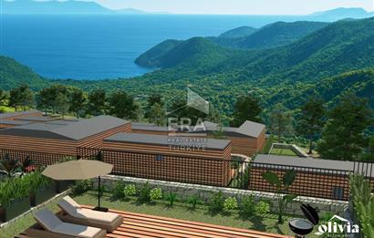 Datça Mesudiye'de Deniz Manzaralı Satılık 180 m2 Yaşam Alanı