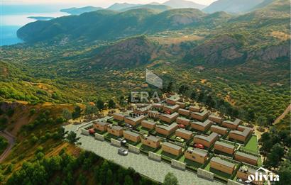 Datça Mesudiye'de Deniz Manzaralı Satılık 180 m2 Yaşam Alanı