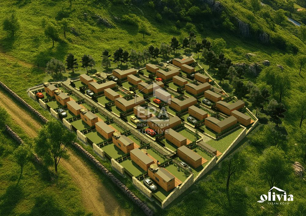 Datça Mesudiye'de Deniz Manzaralı Satılık 180 m2 Parsellenmiş Arazi