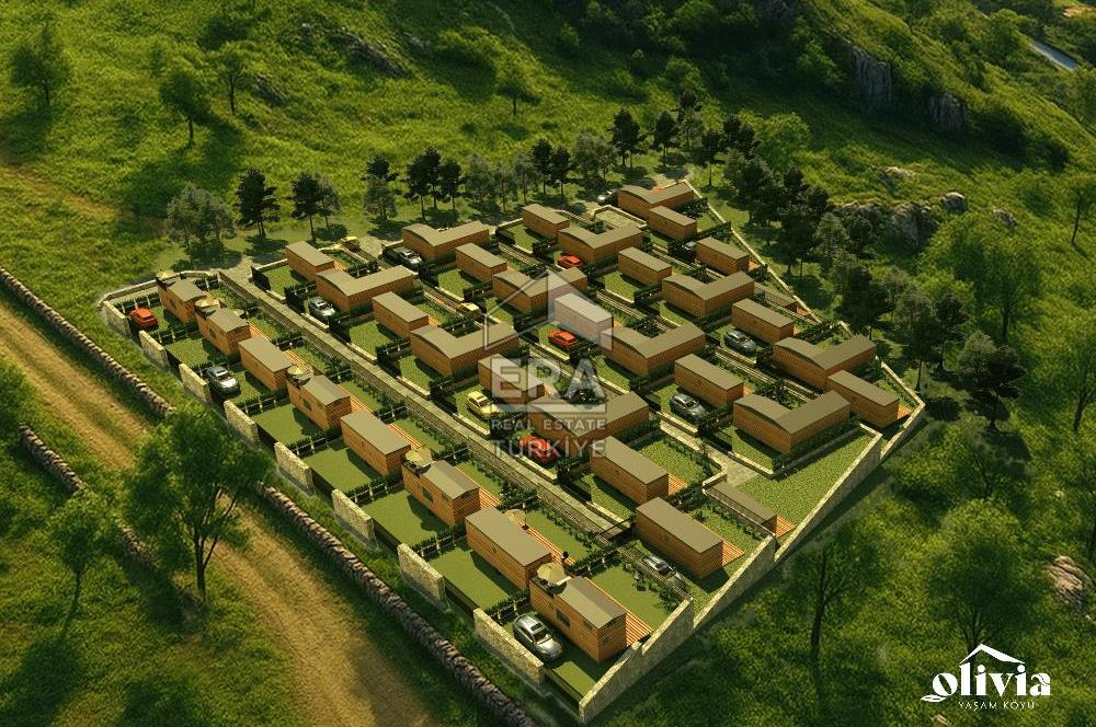 Datça Mesudiye'de Deniz Manzaralı Satılık 180 m2 Yaşam Alanı