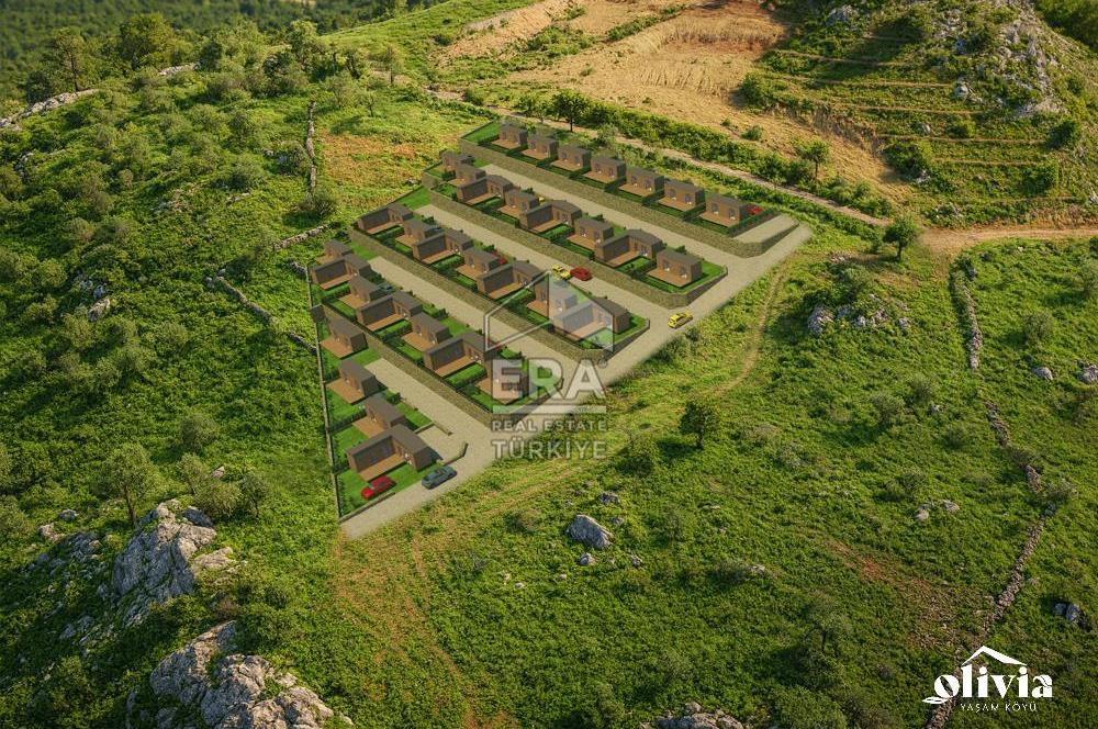 Datça Mesudiye'de Deniz Manzaralı Satılık 180 m2 Yaşam Alanı