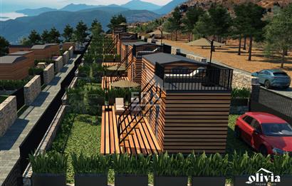 Datça Mesudiye'de Deniz Manzaralı Satılık 180 m2 Yaşam Alanı