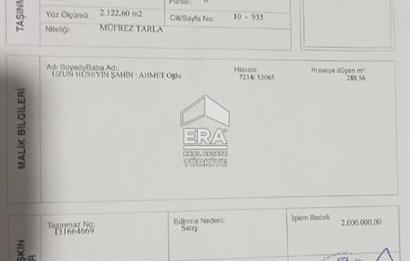 ERA KARAT SAKARYA ARİFİYE ADLİYE’DE SATILIK MÜSTAKİL EV VE ARSASI 