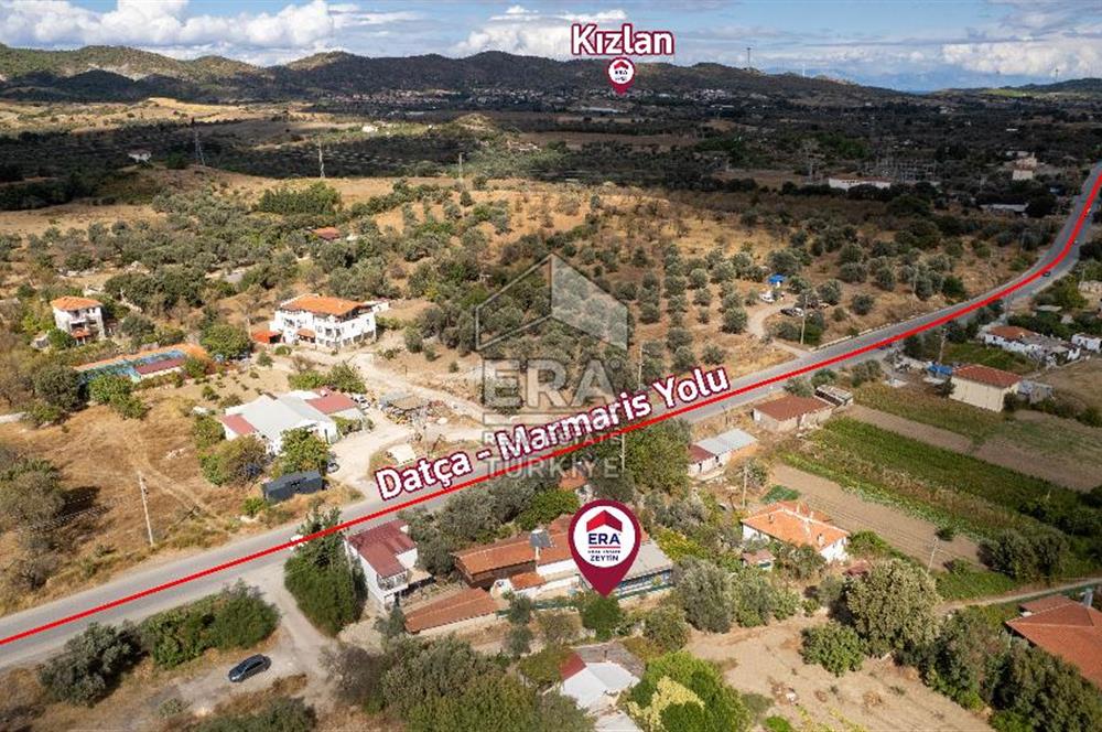 Datça Reşadiye'de 1.085m2 Arsa Paylı 7+2 Havuzlu Çiftlik Evi