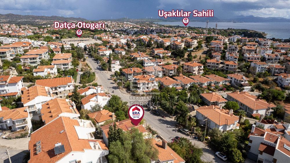Datça Merkezde Deniz Manzaralı 277 M2 Tripleks Villa Ve Dükkan