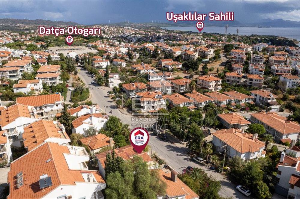 Datça Merkezde Deniz Manzaralı 277 M2 Tripleks Villa Ve Dükkan