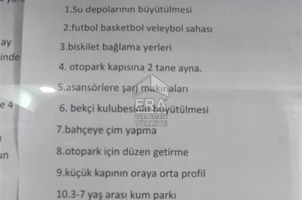 Site içerisinde satılık 3+1