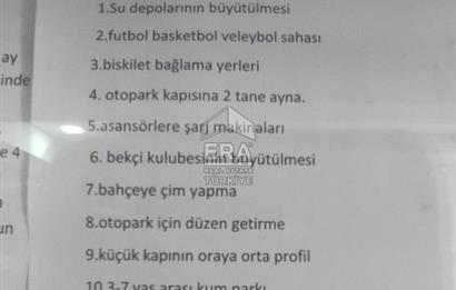 Site içerisinde satılık 3+1