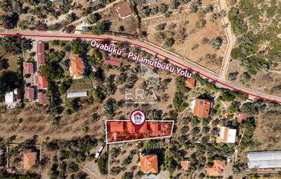 DATÇA OVABÜKÜ’NDE SATILIK 751 m2 ARSA PAYLI 4 ADET BUNGALOV EV