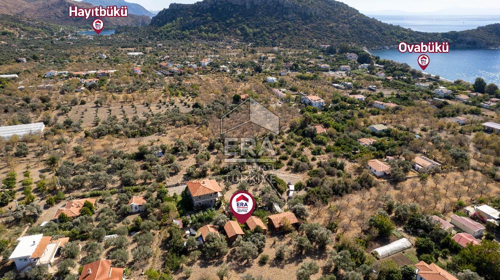 DATÇA OVABÜKÜ’NDE SATILIK 751 m2 ARSA PAYLI 4 ADET BUNGALOV EV