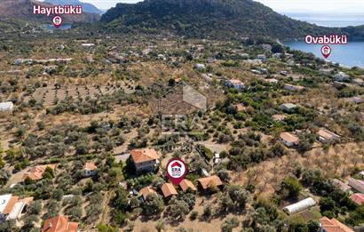 DATÇA OVABÜKÜ’NDE SATILIK 751 m2 ARSA PAYLI 4 ADET BUNGALOV EV