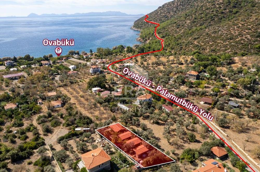 DATÇA OVABÜKÜ’NDE SATILIK 751 m2 ARSA PAYLI 4 ADET BUNGALOV EV