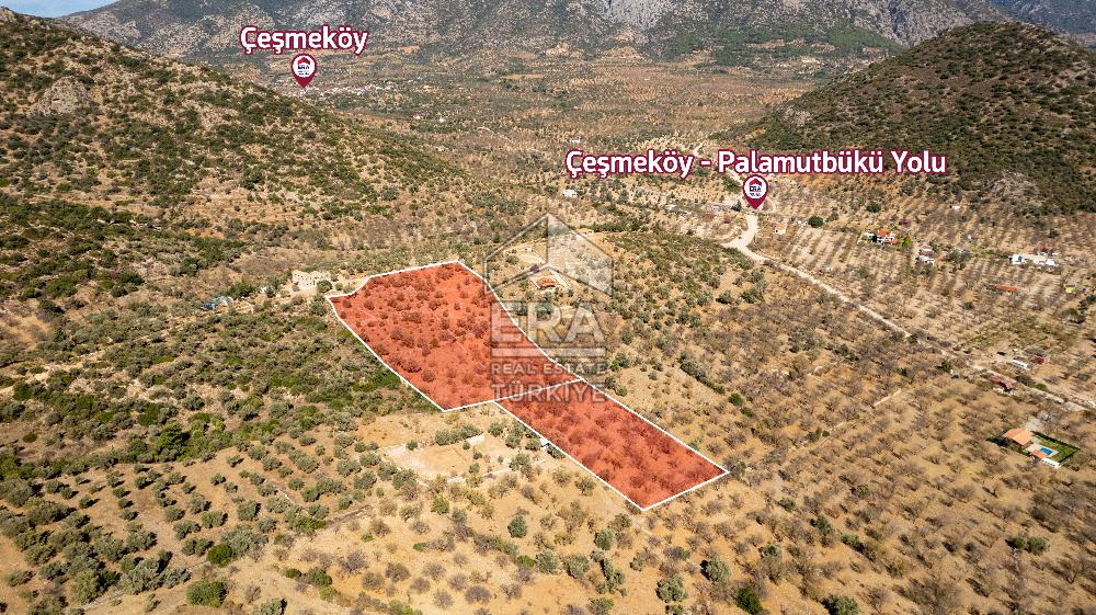  Datça Palamutbükü’nde 16.414 m2 Deniz Manzaralı İmarlı Arsa