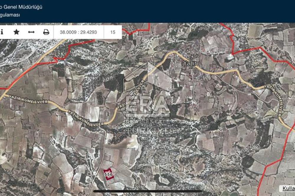 Era fly dan Çal yazırda satılık tarla