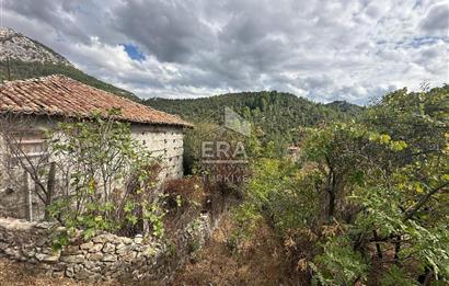 ANTALYA AKSEKİ AKŞAHAP KÖYÜ SATILIK DÜĞMELİ EV ve BAHÇE