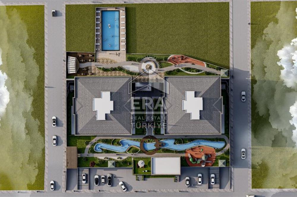 Gümüşler Bulvarı Eyfel Kule'de Geniş Sosyal İmkanlı Lüks 1+1