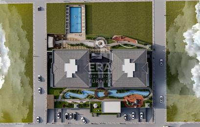 Gümüşler Bulvarı Eyfel Kule'de Geniş Sosyal İmkanlı Lüks 1+1