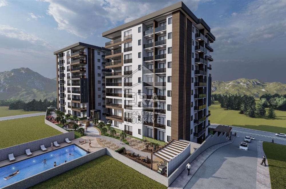 Gümüşler Bulvarı Eyfel Kule'de Geniş Sosyal İmkanlı Lüks 1+1