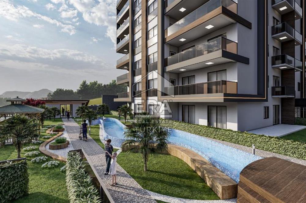 Gümüşler Bulvarı Eyfel Kule'de Geniş Sosyal İmkanlı Lüks 1+1