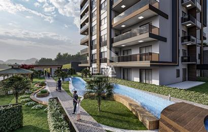 Gümüşler Bulvarı Eyfel Kule'de Geniş Sosyal İmkanlı Lüks 1+1