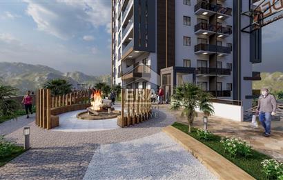 Gümüşler Bulvarı Eyfel Kule'de Geniş Sosyal İmkanlı Lüks 1+1