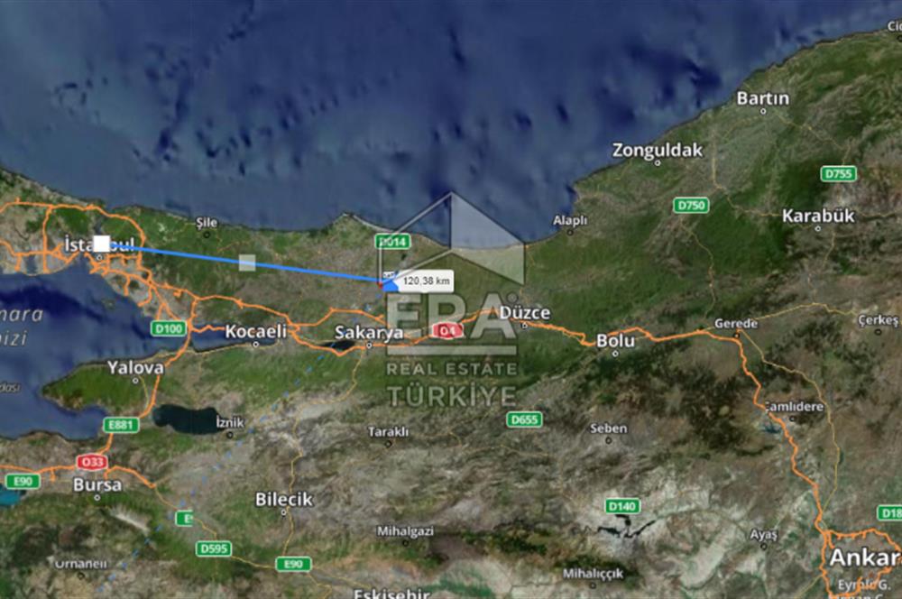 ERA KARAT’TAN SAKARYA FERİZLİ’DE  SATILIK 640 M2 TARLA